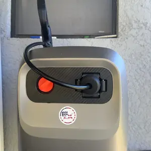 Giraffe Tools Grandfalls G20 Pro Pressure Washer 2400 PSI 2.0 GPM with 65FT Hose Reel 4 Nozzles 180° Swivel Bracket for Car Patios and More