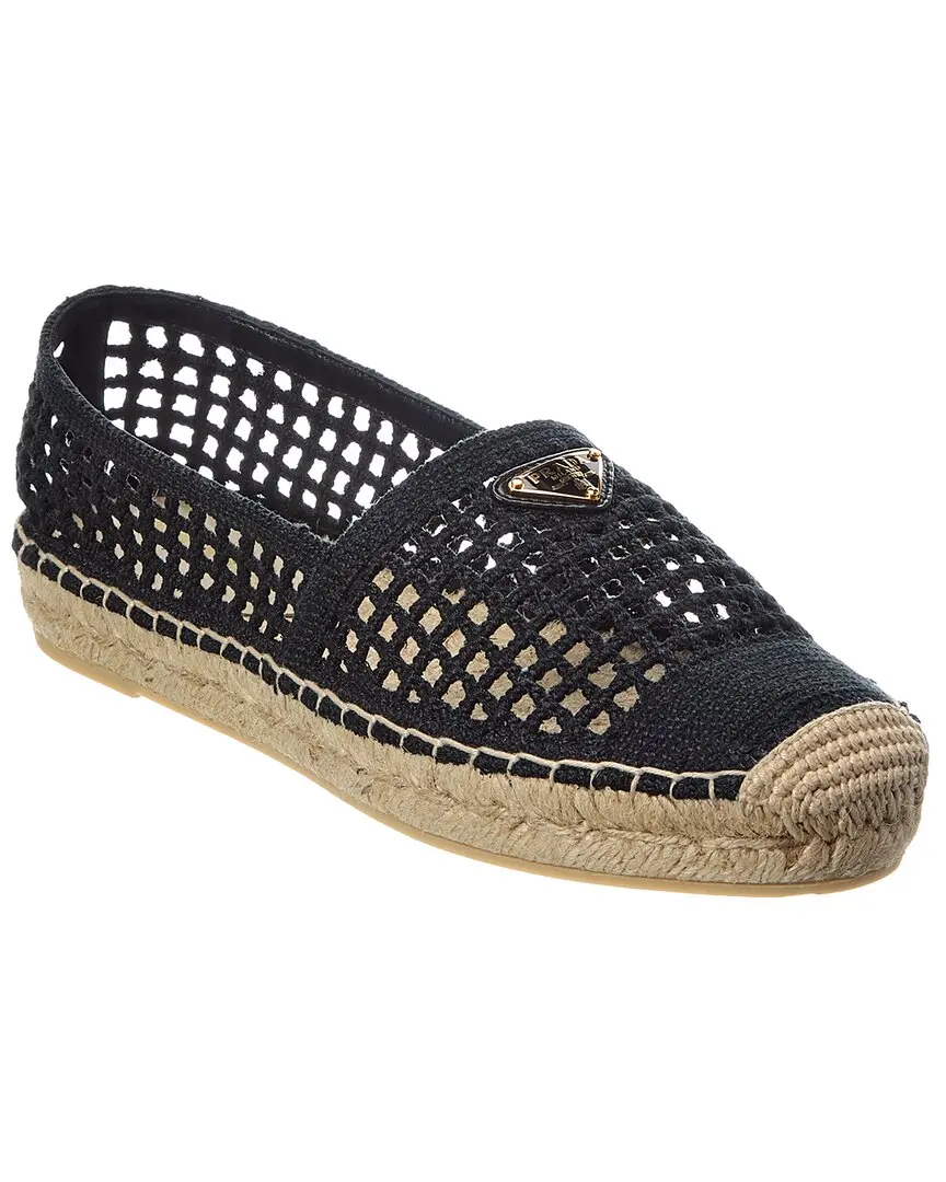 Prada Crochet Espadrille