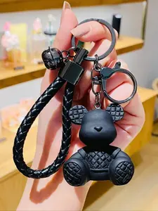 Cute Bear Design Keychain, Teddy Keys, Fashionable for Women & Men, Trendy All-match & Exquisite Keychain for Birthday Gift