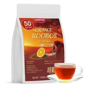 Orange Rooibos Tea 4g*50 Bags No Additions Orange Flavored Triangular Bags Easy to Brew Easter Gift Beverage