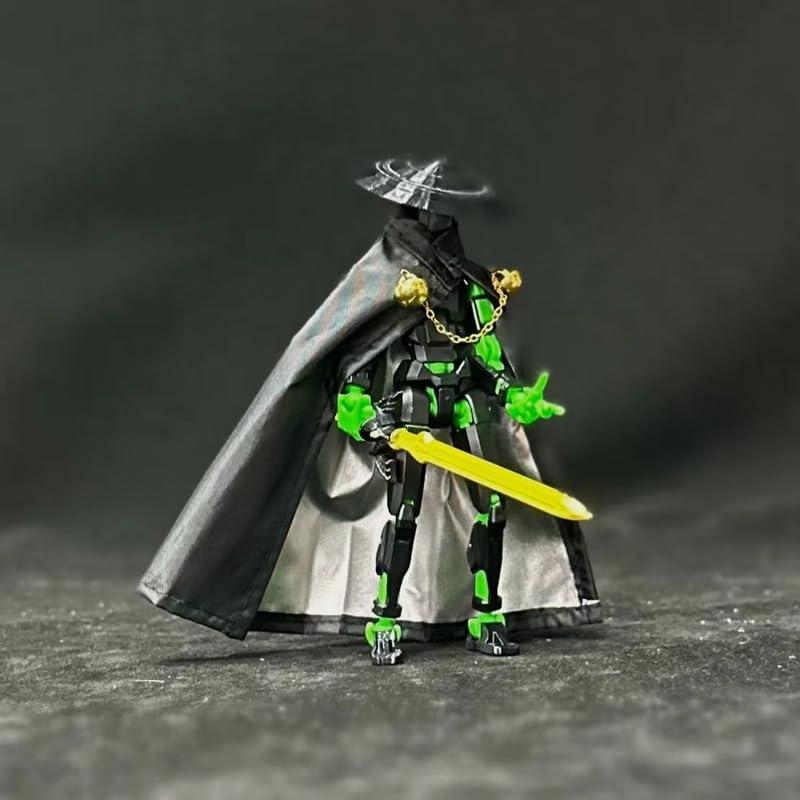 Assembly Completed T13 Action Figures,Dummy 13 Action Figure, Robo 13 3D Printed Action Figure - The Ultimate Hero for Action-Packed Playtime, 5.2 Inch (Swordsman)