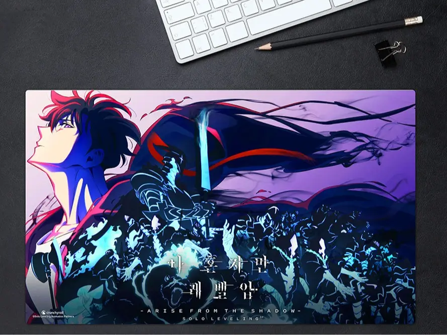Solo Leveling Anime Playmat (Large Mousepad) Officially Licensed [Choose your Design]