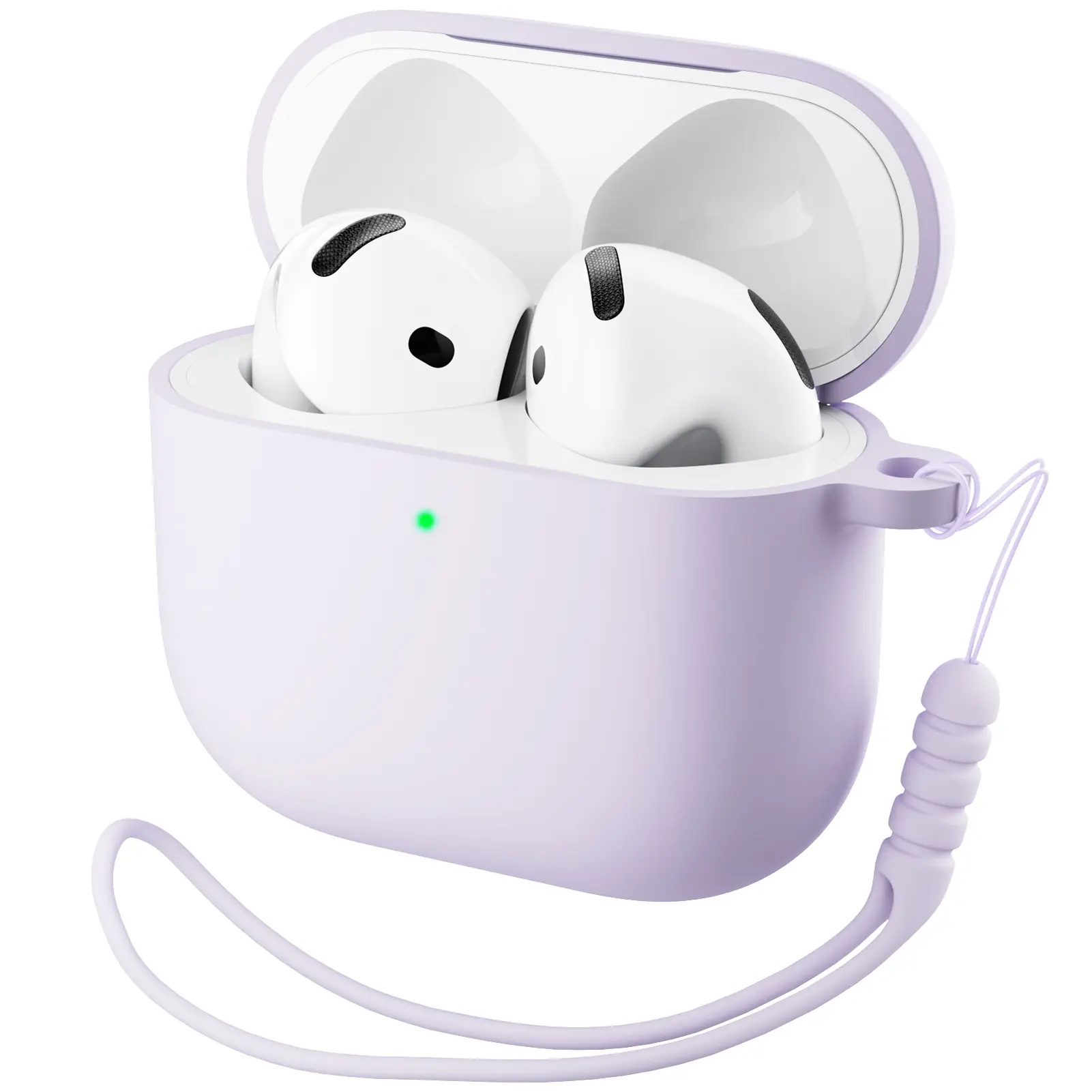 ORNARTO for AirPods 4th Generation Case【Case Only】Compatible with AirPods Case 4th Generation (2024), Energetic Colors Protective Soft Skin  Silicone Case