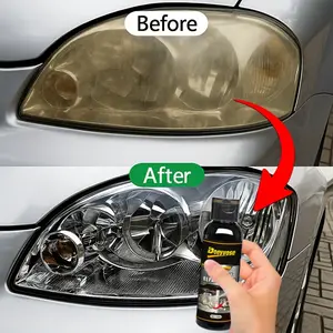 Car Headlight Restoration Cream, Headlight Polishing Agent, 100ML Anti-Oxidation Scratch Repair, Deep Scratch Repair, PVC Plastic Polishing, Suitable for Car Light Maintenance Care