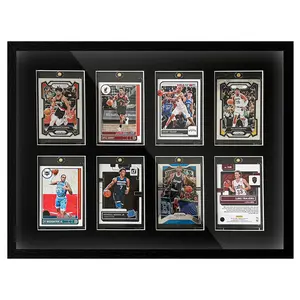 CCDCC 1/2/4/5/6/8/10/30 Graded Sports Card Display Case Basketball Baseball Star Card Display Frame With UV Protection PC Glass