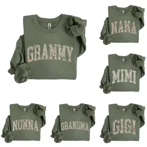 Personalized Mama Sweatshirt, Custom Grandma Sweatshirt, Mothers Day Gift, Mimi Sweatshirt, Floral Gigi Grammy Nana Meme Nanny Granny Shirt