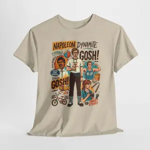 Napoleon Dynamite Graphic T‑Shirt — Retro Movie Quote Tee