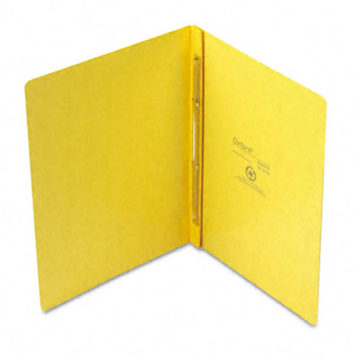 Oxford PressGuard Report Cover 12709 - Prong Clip Feature Clipboards & Forms Holders, 11x8.5 Letter Size, 3" Cap., Embossed Title Panel, Tape-Reinforced Hinge, Water Repellent, Yellow
