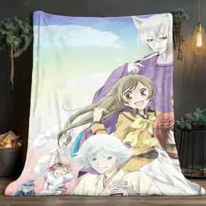 Kamisama Anime Inspiration Soft and comfortable home blankets, small throw blankets, nap blankets, perfect Christmas gifts for friends and besties. Super soft heat-pressed blankets. Y251212048