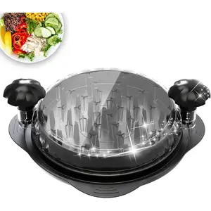 Shredder, Large Meat Shredder Tool Twist with Ergonomic Handle, Strong Base, Dishwasher Safe, Kitchen Chicken Grinder for Ground Food, Vegetables, Black