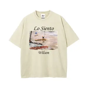 Lo Siento Wilson Rooster Fun MEME Shirt S~5XL Oversize Unisex Washed T-Shirt for Women and Men's Unisex Fit Batik Cotton Oversize Streetwear Menswear  Super Soft Pre-Shrunk