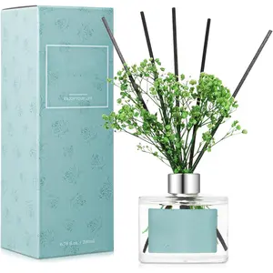 Reed Diffuser Set, 6.7 oz(200ml)  Scented Diffuser with 6 Oil Diffuser Sticks, Home  Essential Oil Reed Diffuser for Home Large Rooms Bathroom Shelf Decor