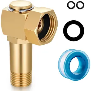 Garden Hose Reel Parts Fittings Swivel Elbow Connector Garden Hose Swivel Reel Replacement Parts Brass Replacement Part Swivel Adapter(1 PCS)
