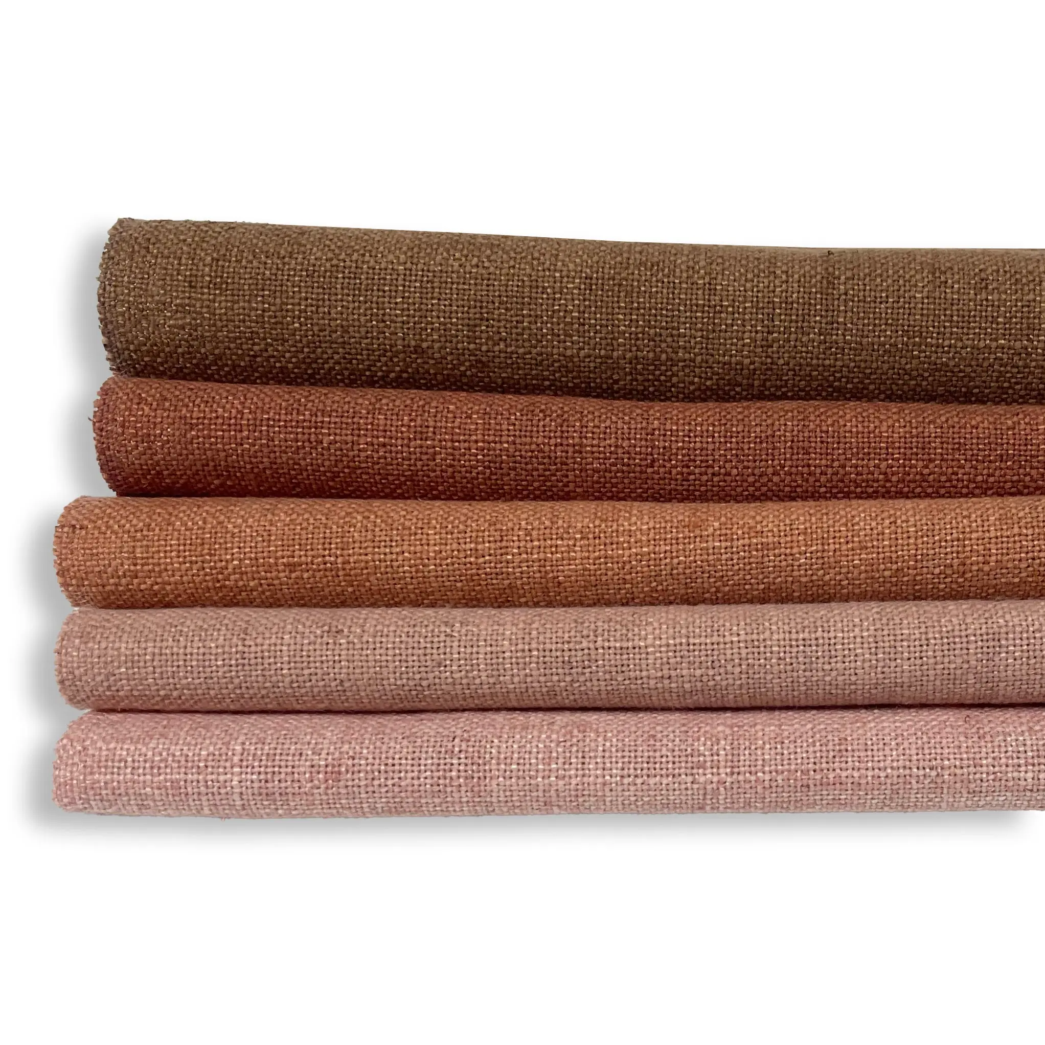 ZUMA - BLAKE, LINEN POLYESTER BLENDED BURLAP UPHOLSTERY FABRIC BY THE YARD
