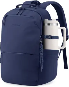 LOVEVOOK Laptop Backpack for Women with Giant Tumbler Holder - 17.3Inch Work Computer Travel Backpack with Laptop Compartment, Water Resistant, Cute Commuter College Teacher Nurse Purse Bag