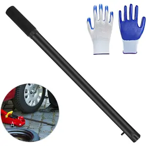Horizontal Hydraulic Jack Handle 2 Ton, Jack Handle Replacement, with Rubber Gloves For Automotive,Car Jack Accessories Black