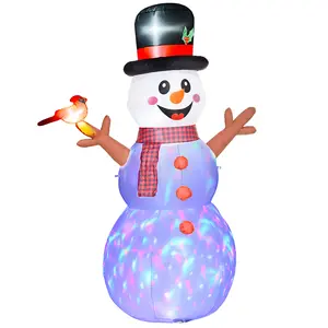 Dual style glowing light christmas inflatable ornament vivid branch hand shaping clear outline design visible from far away upgrade residential outdoor holiday festive atmosphere