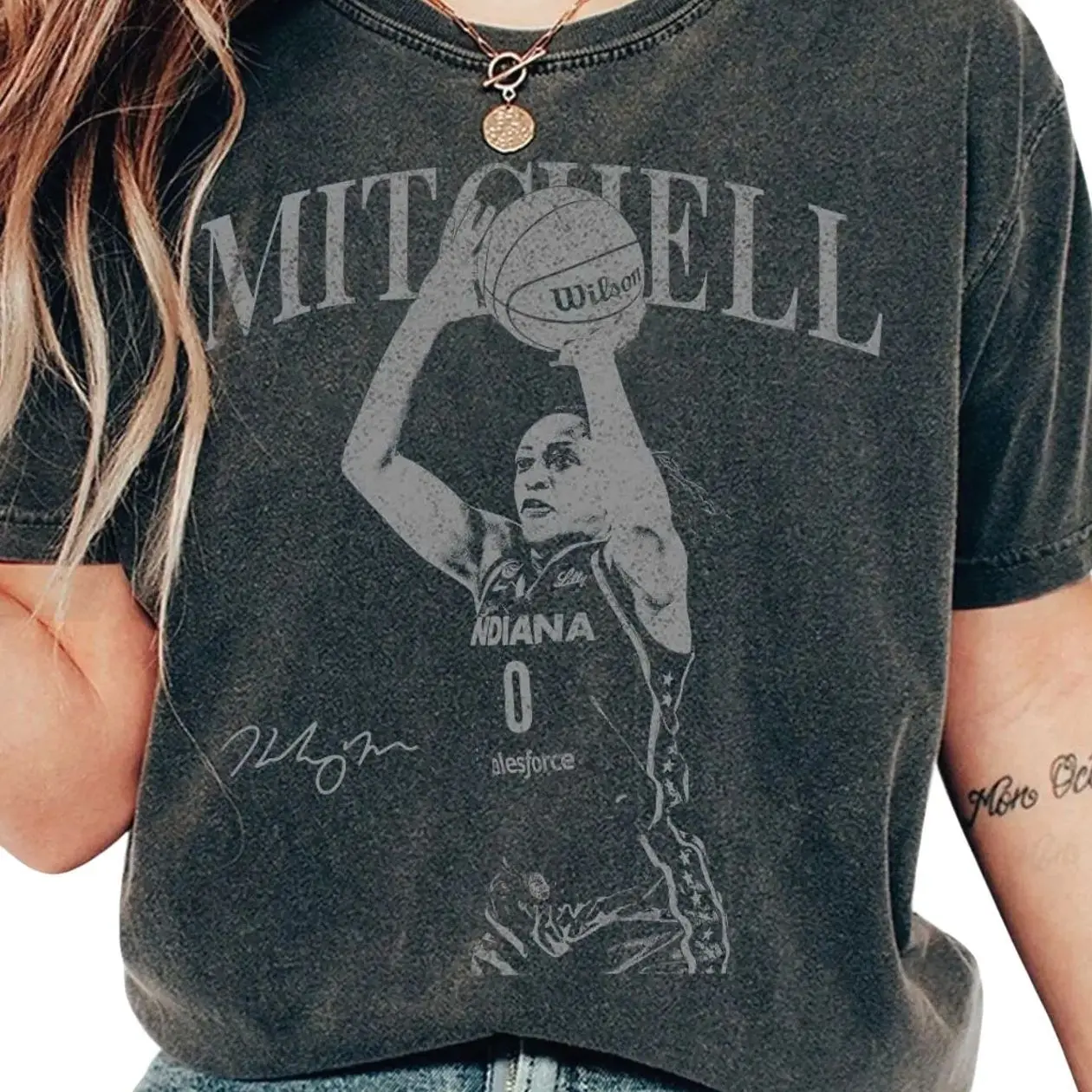 Kelsey Mitchell Women Basketball Vintage Shirt