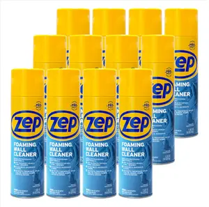 Zep Foaming Wall Cleaner, 18 oz, Removes Stains Without Damaging Finishes 12-pack ZXG
