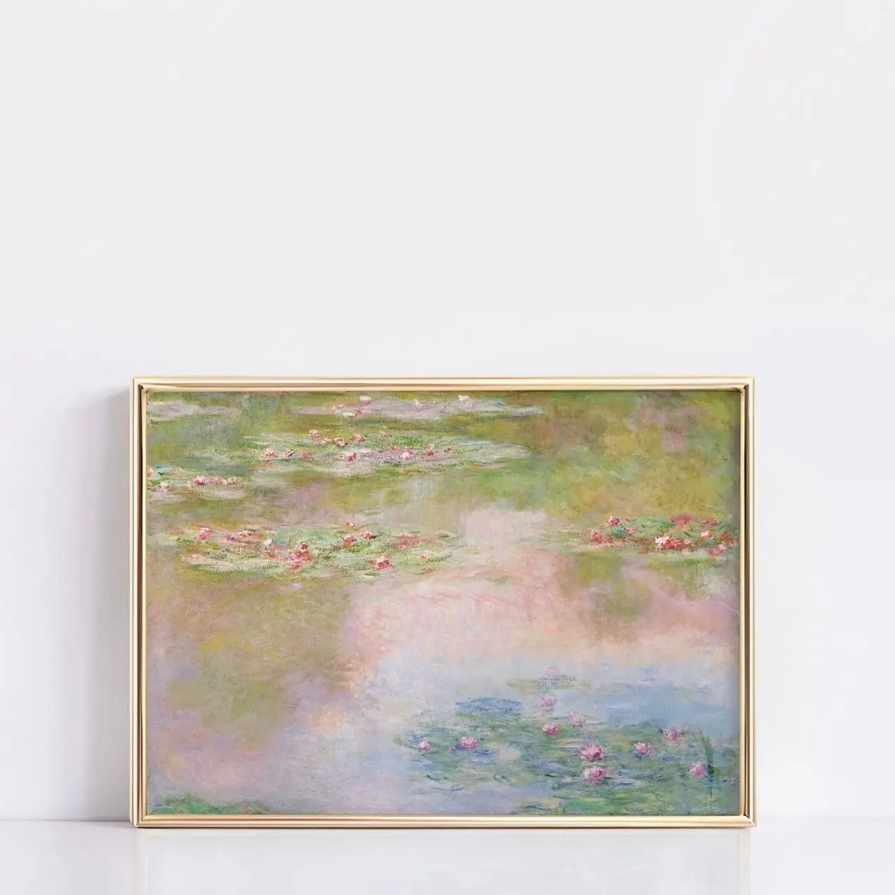 Claude Monet Water Lilies Poster Impressionist Landscape Wall Art Print Decor 1