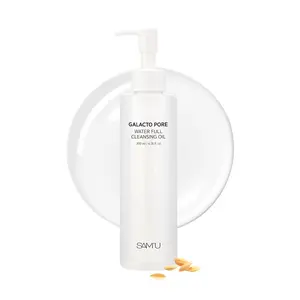 SAM'U Galacto Pore Water Full Cleansing Oil 200ml - Gentle Hydrating Formula for All Skin Types Lightweight Water Friendly No Greasy Residue