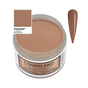 Tones Coverland Acrylic Powder 1.5 oz "Mocha Mousse" – Made in USA, Great for Nail Art