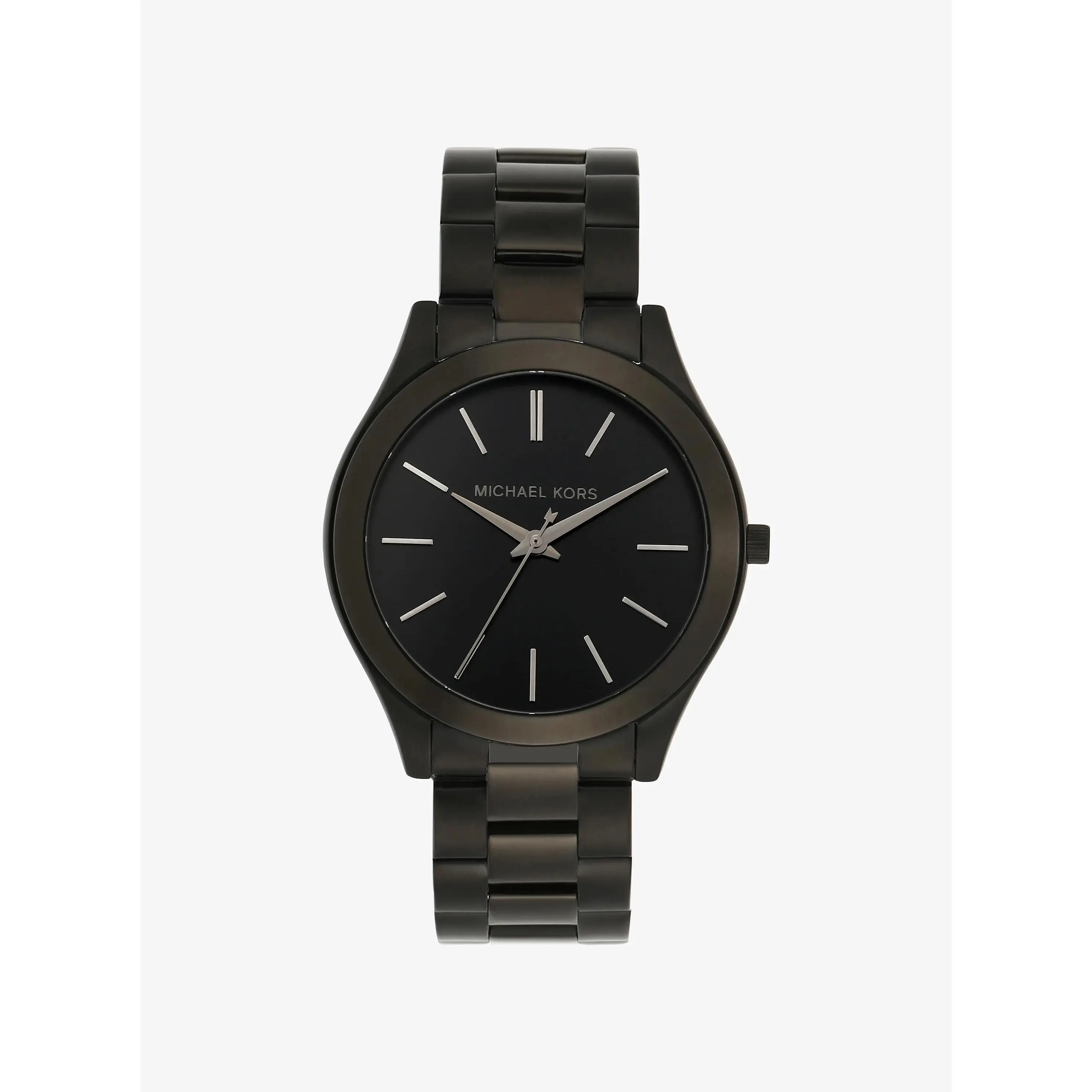 Oversized Slim Runway Black-Tone Watch