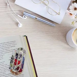 Jumbo Acrylic Paper Clip Bookmark – Inspirational Faith Bookmark (4” x 2”)