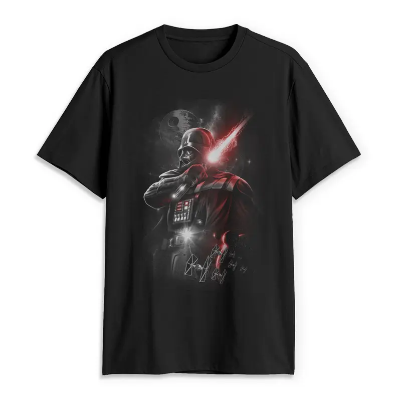 Star Wars Men's Short-Sleeve Epic Darth Vader Men's Graphic Tees, Menswear T-Shirt
