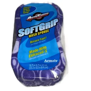Armaly SoftGrip Car Wash Sponge - Made with Estracell-S for Fast Rinsing - Ideal for Cleaning Your Car