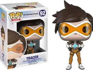 Funko Pop Games! Overwatch - Tracer 92 Vinyl Bobblehead Figure Collectible 3.75 Inches Tall Premium Quality Gift for Fans
