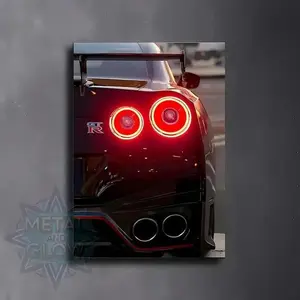 Nissan Skyline R34 GTR Acrylic Poster Print UnNo Frame High-Quality Poster for Car Enthusiasts