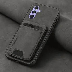 Luxury PU Leather Card Bag Phone Case, Phone Protective Cover, Phone Accessories Compatible with Samsung S24 Ultra S24+ S23plus S22+ S21FE