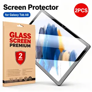 Two-Pack iPad Pro 11-Inch 2022 Tempered Glass Screen Protector, Full Coverage Anti-Scratch Anti-Fingerprint, Universal Fit 2021/2020/2018, 9h Hardness