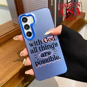 Phone Case Compatible with Galaxy S24 Plus S25 Ultra S23 Ultra S22+ God's Word  Patterned Anti-Scratch Shockproof Pocket-Friendly durable Cover Cellphone Protective