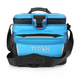 Titan by Arctic Zone 16 Can Zipperless Soft Sided Cooler - Blue Flame