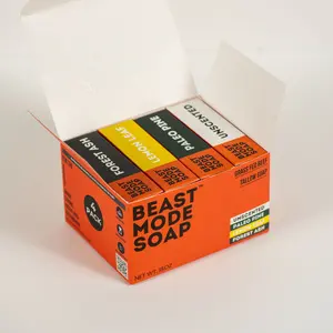 Beast Mode Soap – 4-Bar Variety Pack – Grass-Fed Tallow, Handcrafted, Non-Toxic – 4 Masculine Scents Body Care Cleanser Body Care Products