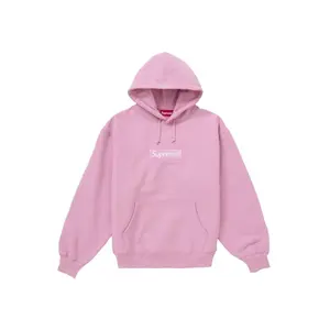 Supreme Men's Box Logo Hooded Sweatshirt (FW24) Pink, from StockX