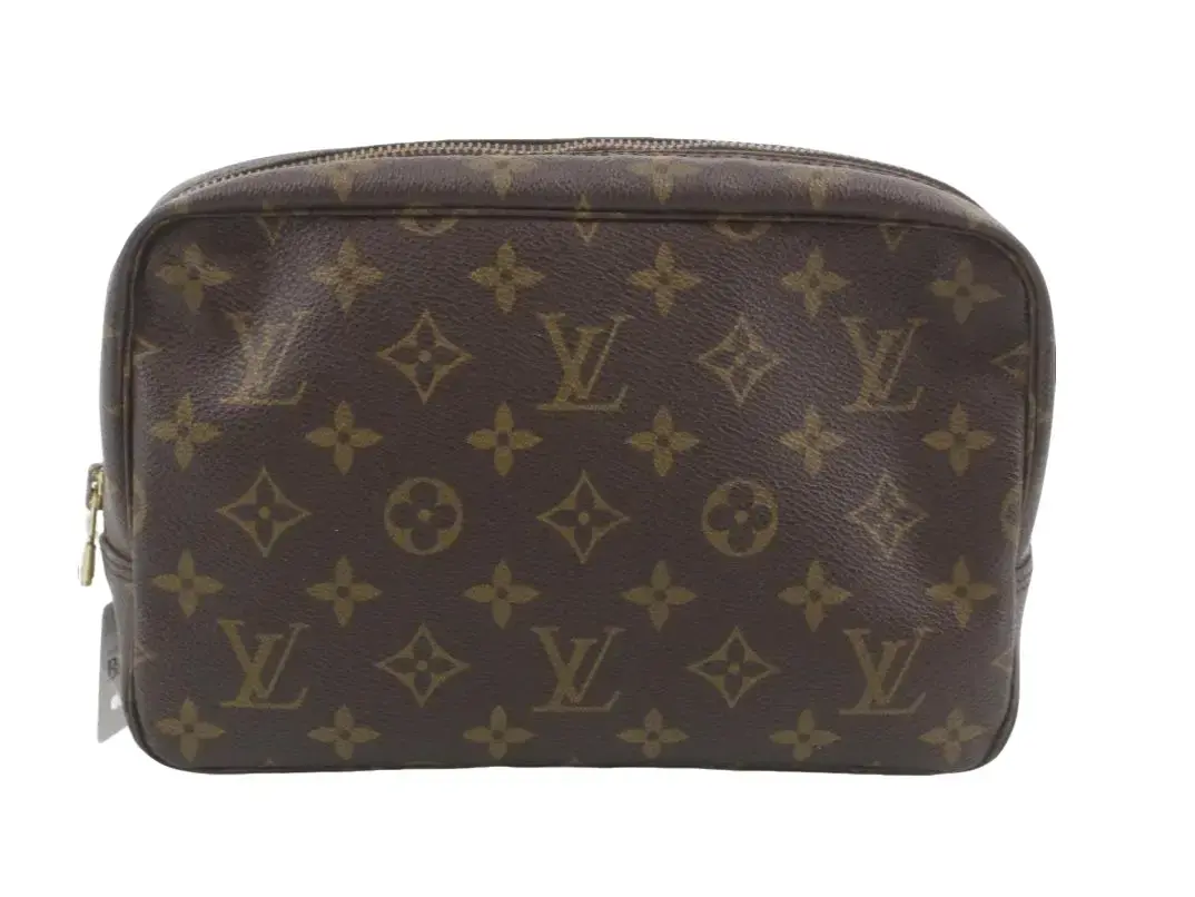 Pre-owned Louis Vuitton Monogram Coated Canvas Toiletry Bags Trousse Toilette 23 1990 Monogram Canvas Cosmetic Bag LOU.T.1041