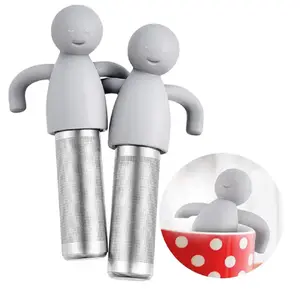 2-Pack Stainless Steel Loose Leaf Tea Infuser with Silicone Handle - Fine Mesh Tea Strainer Ball for Mugs and Cups TIKA