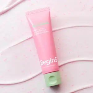 [BeginS by JUNGSAEMMOOL] Pink Guava Glutathione Blemish Cream | Korean Face Moisturizer | Glutathione Capsules, Niacinamide, Jeju Guava for Dark Spot Care and Radiant Glass Skin (1.7 Fl Oz)