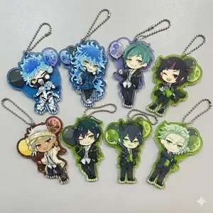 Twisted Wonderland Keychain, Acrylic Car Keychain, Party Pendant, Gift for Friends