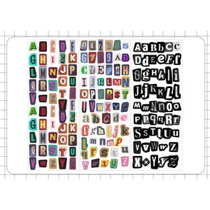 Ransom Note Letters Sticker - Customizable Design for Personalization - Ideal for Gifts and Surprise Surprises