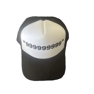 Black "999999999" Hat