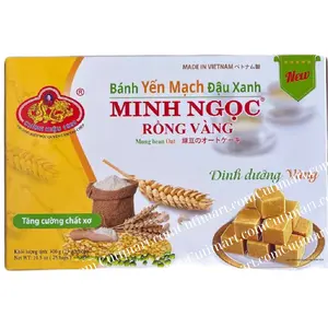Minh Ngoc Mung Bean Cake with Oat (Bánh Đậu Xanh  Yến Mạch) - 300g