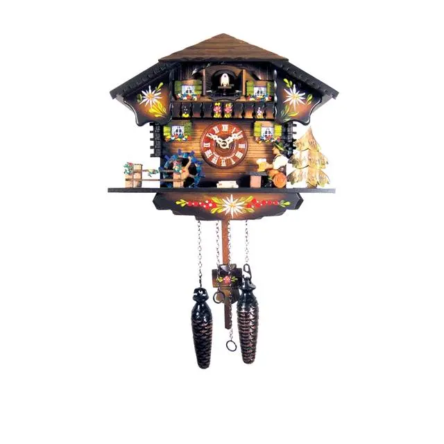 Alexander Taron 400QM Engstler Battery-Operated Full-Size Classic Musical Analog Cuckoo Clock - Home Supplies, Decoration, Gift Item
