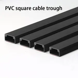 4pcs PVC Wire Management System, No Drilling Required, Durable & Convenient Cable Organizer Solution for Home Office Use, Desk cable organizer, Cable Management Kit