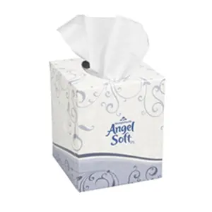 Georgia-Pacific GPC 465-80 Angel Soft ps Premium Facial Tissues - Cube Box