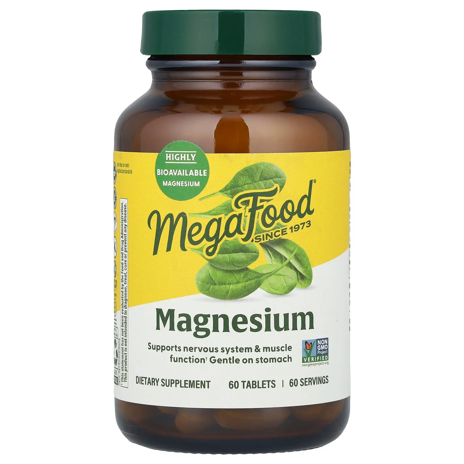 MegaFood Magnesium, 60 Tablets