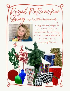 Royal Nutcracker Swag Kit By 3 Little Greenwoods